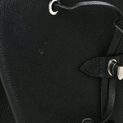 Louis Vuitton Calfskin Lockme Backpack Black 10 of 10