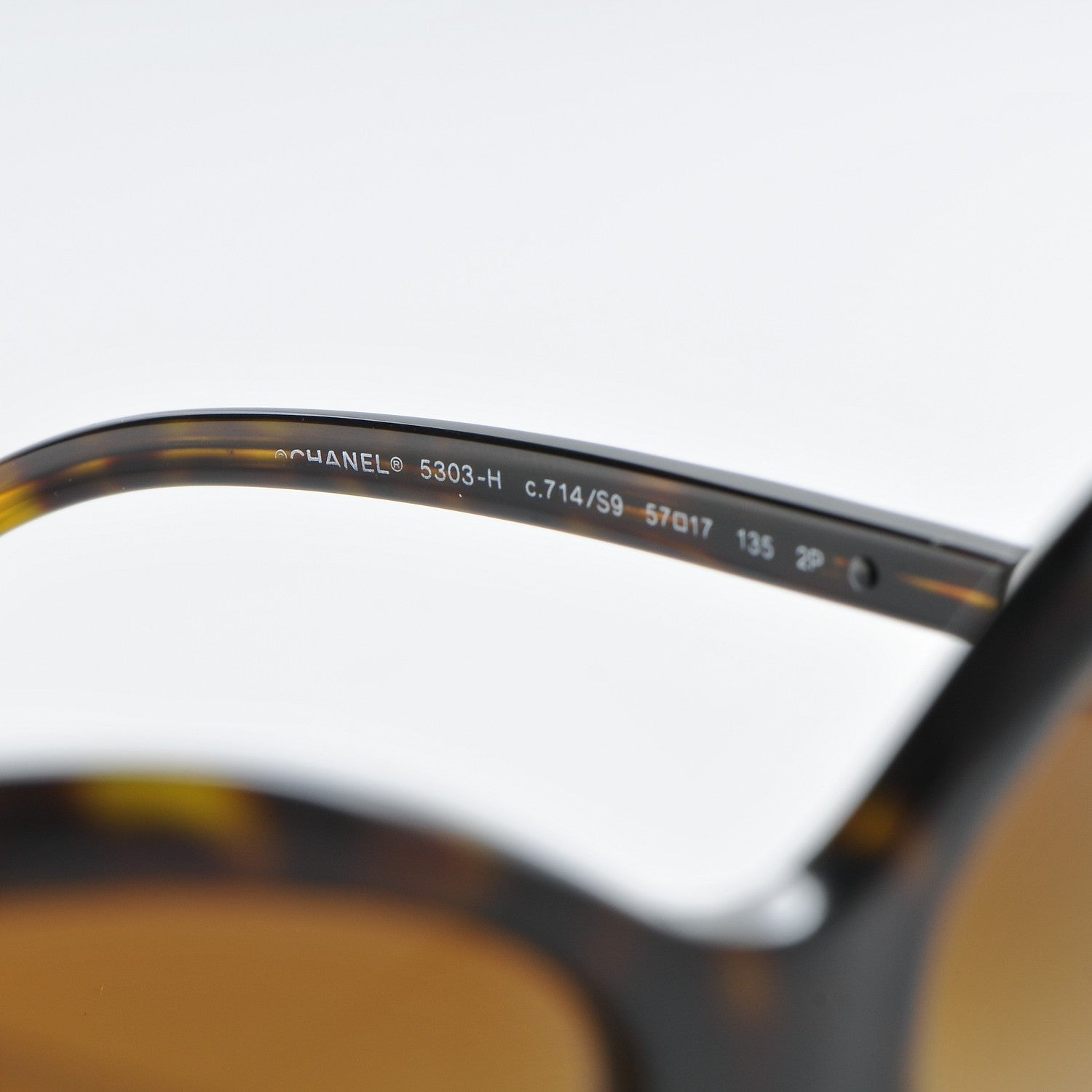 Chanel CC Pearl Sunglasses 5303-H Tortoise 5 of 8