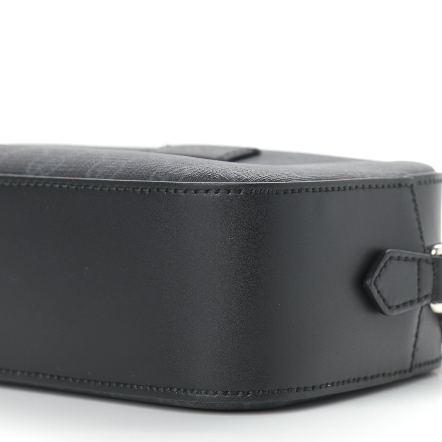 Gucci GG Supreme Monogram Web Shoulder Bag Black Grey 9 of 10