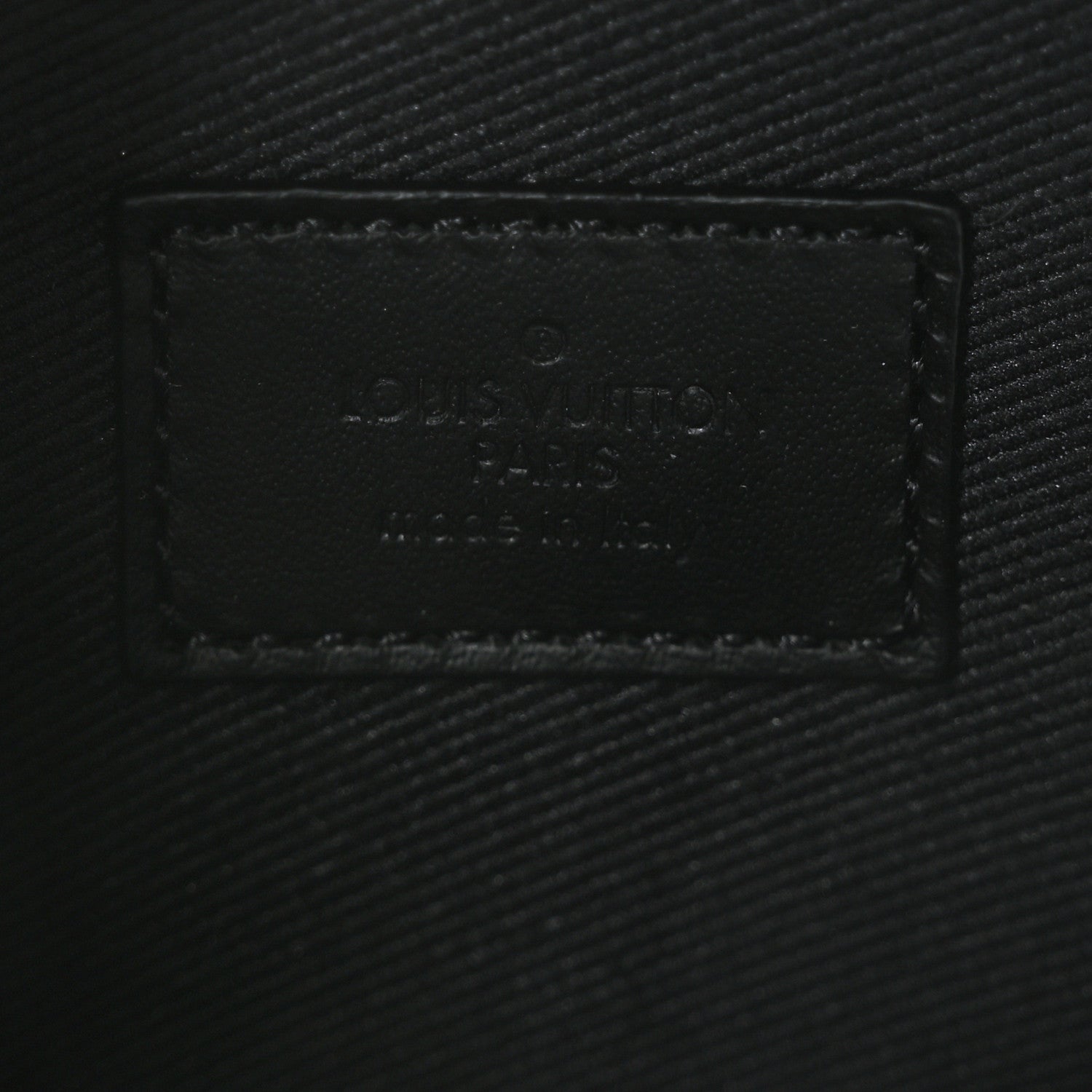 Louis Vuitton Monogram Taurillon Soft Trunk Backpack Pouch Bag Charm Key Ring Black 6 of 8
