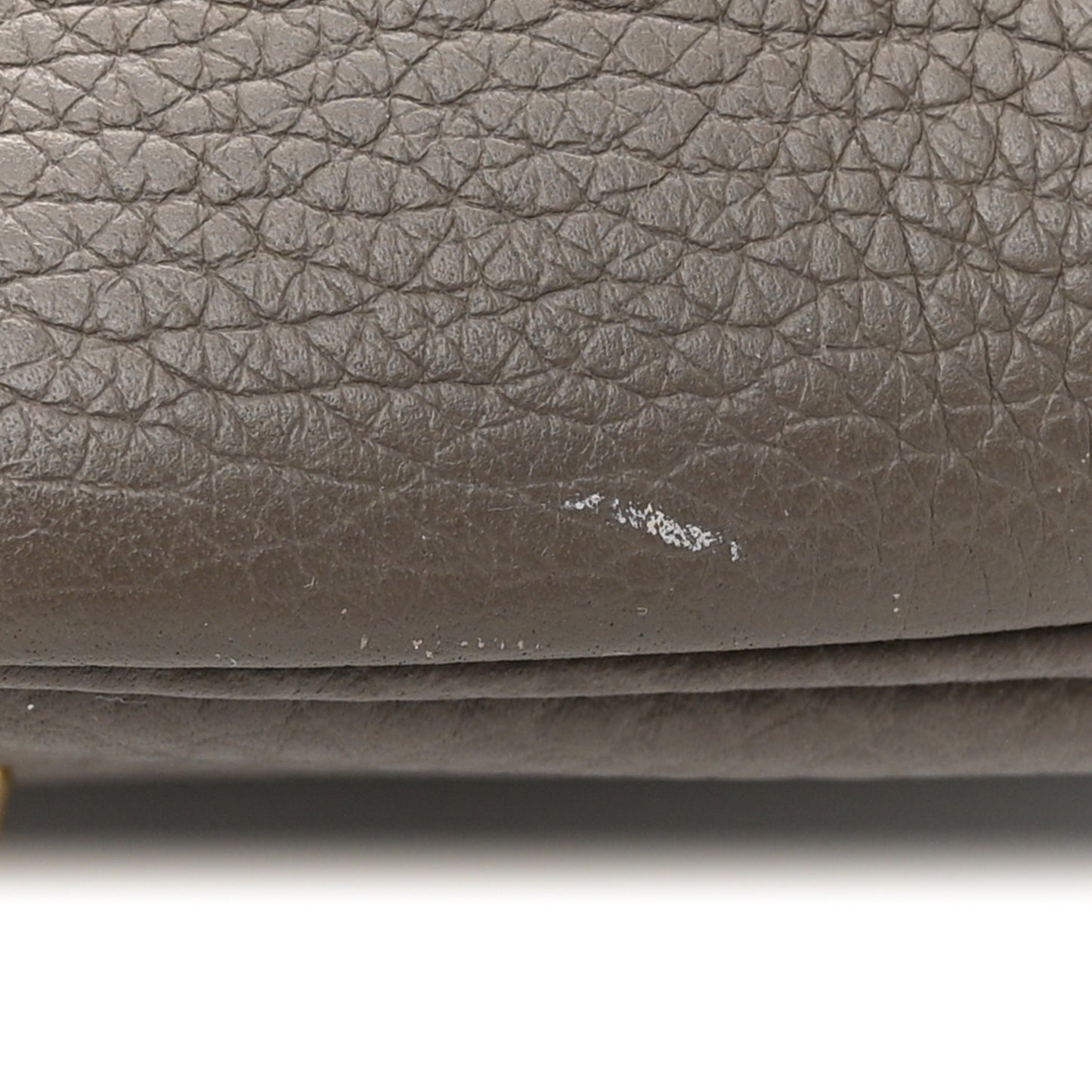 Taurillon Clemence Picotin Lock 22 MM Gris Asphalte