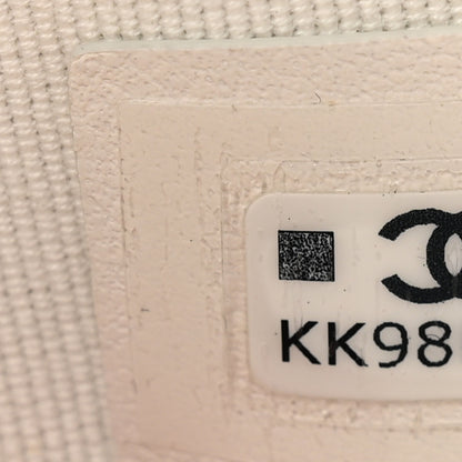 Chanel Caviar Quilted Zipped Key Holder Case White 7 of 8