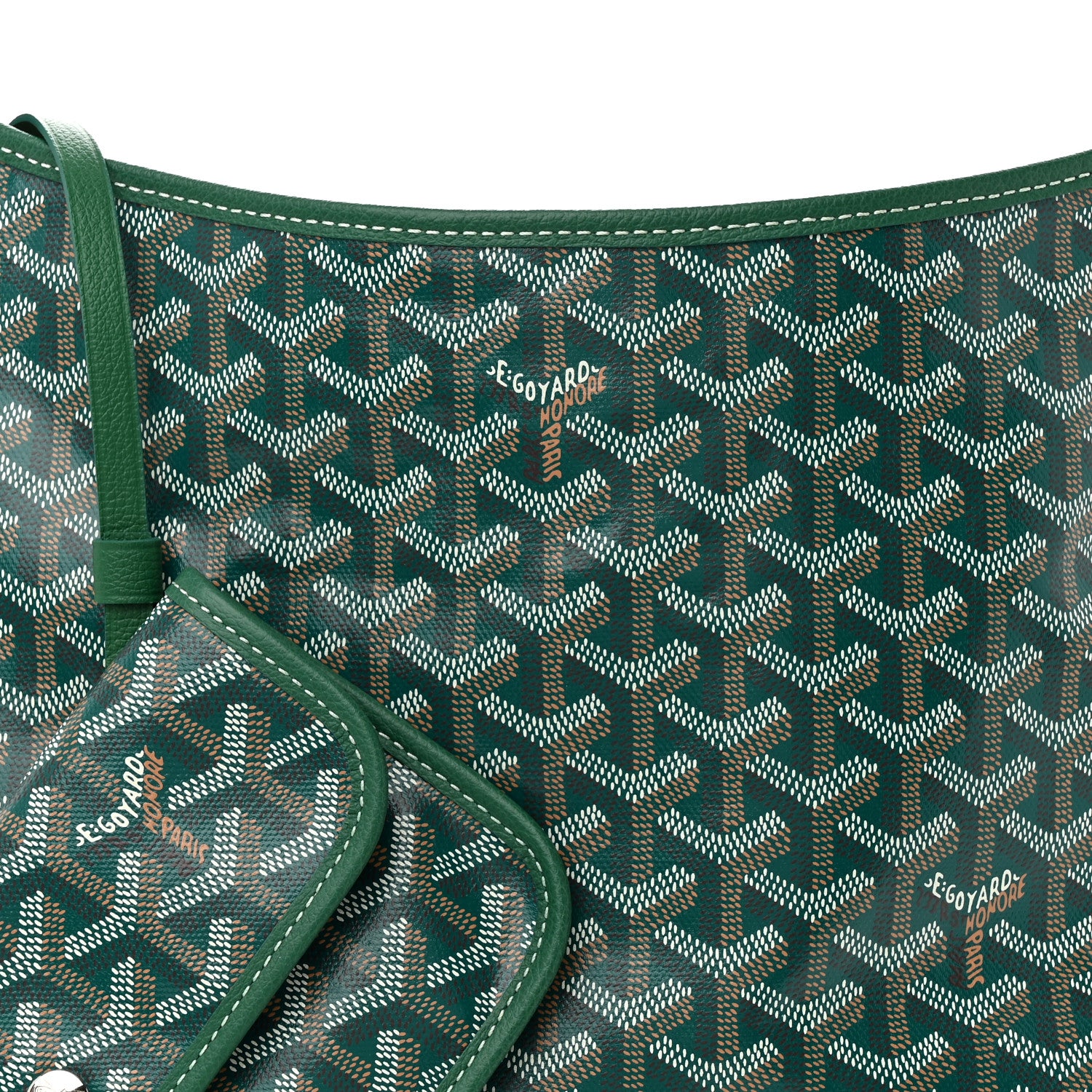 Goyard Goyardine Boheme Hobo Green 7 of 9