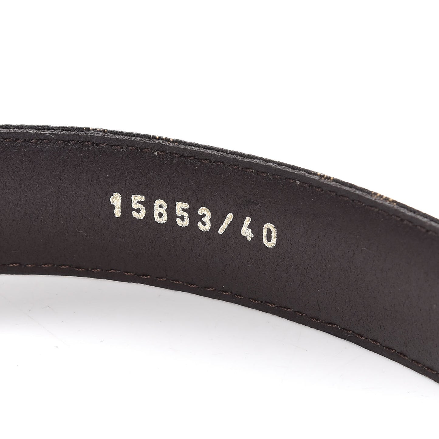 Calfskin FF Belt 100 40 Tobacco