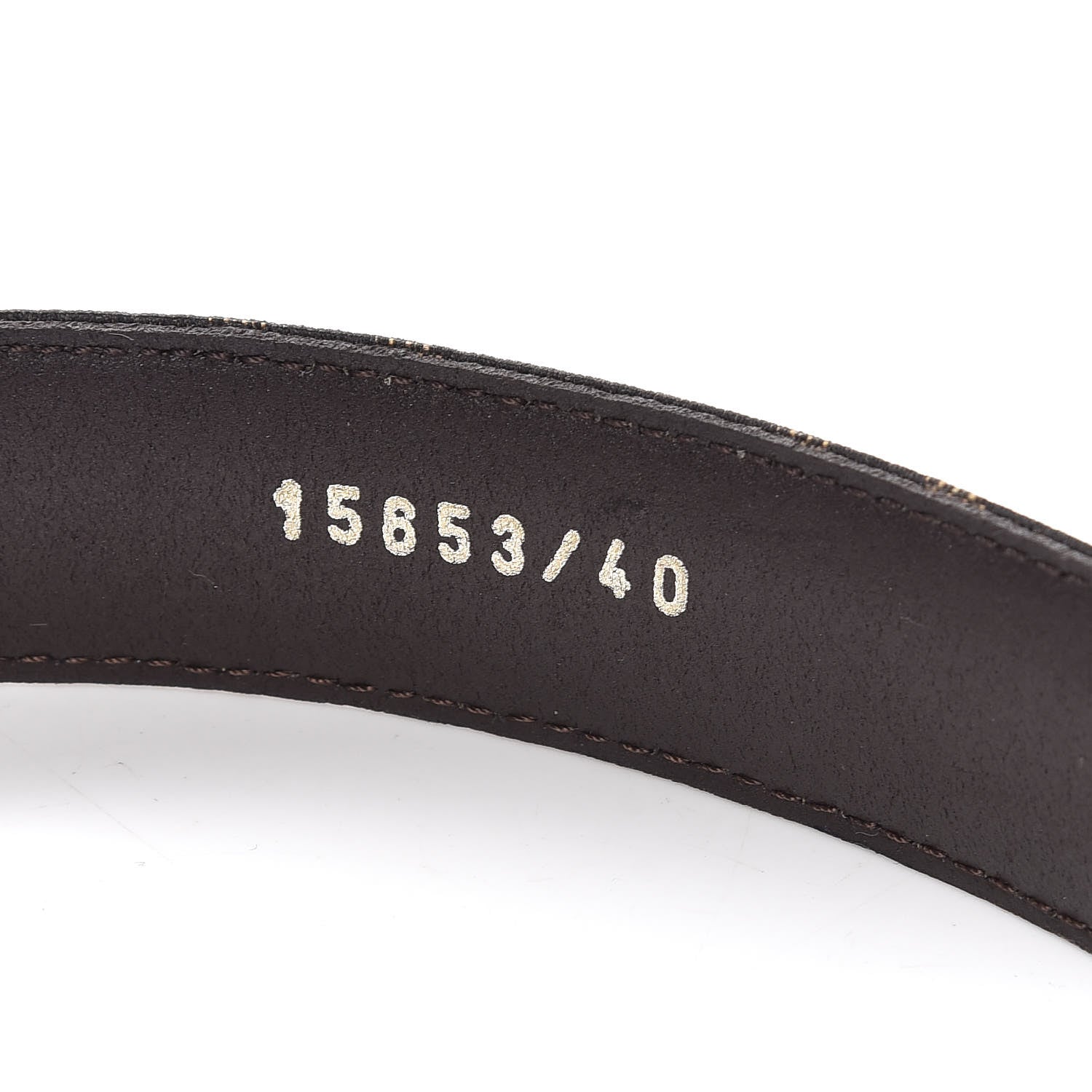 Fendi Calfskin FF Belt 100 40 Tobacco 8 of 8