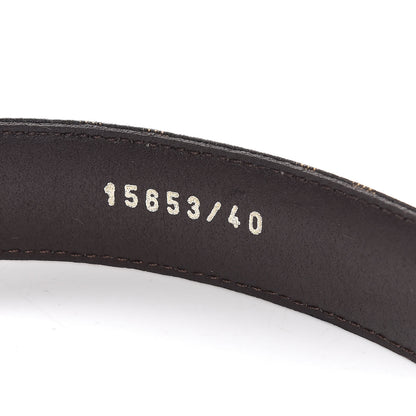 Fendi Calfskin FF Belt 100 40 Tobacco 8 of 8