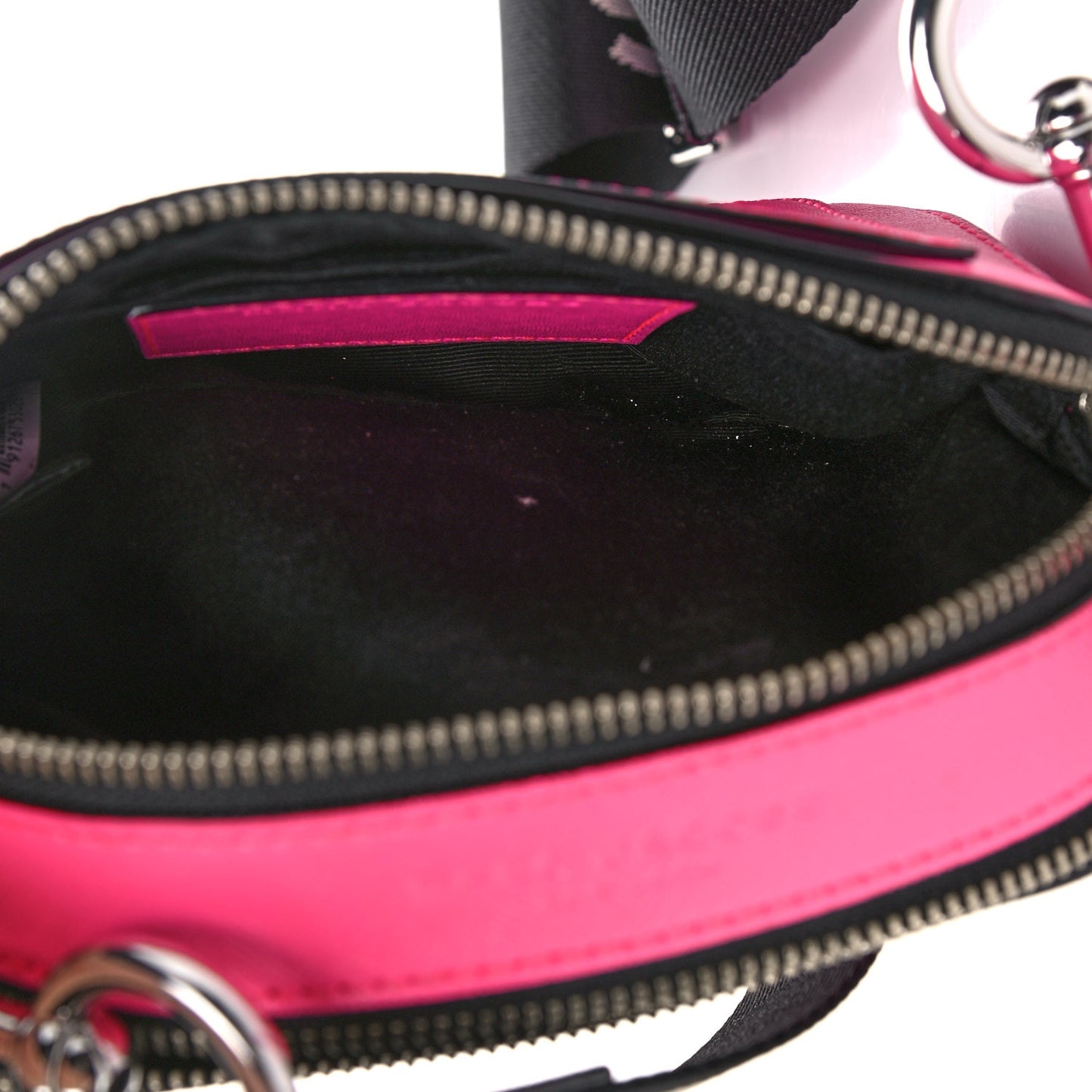 Saffiano Small Snapshot Camera Bag Pink