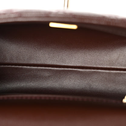 Chanel Caviar Quilted Extra Mini Coco Handle Flap Dark Brown 5 of 10