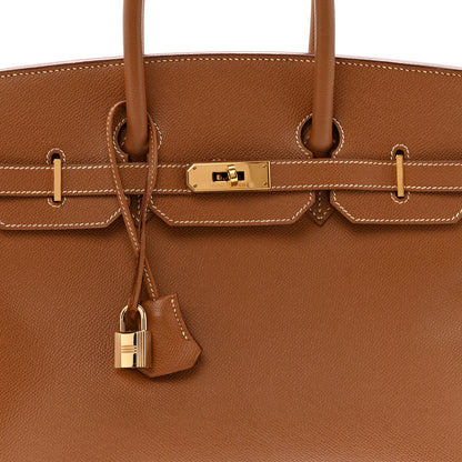 Hermes Courchevel Birkin 35 Gold 8 of 14