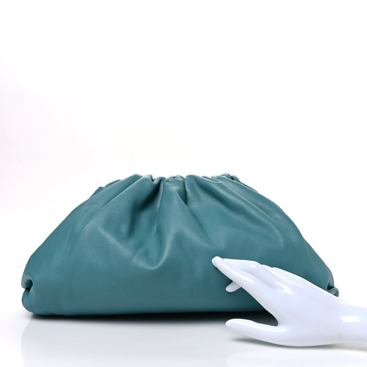 Smooth Butter Calf The Pouch Oversized Clutch Linoleum