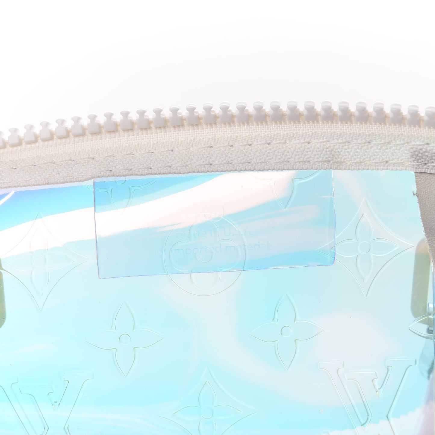 PVC Monogram Keepall Bandouliere 50 Iridescent Prism