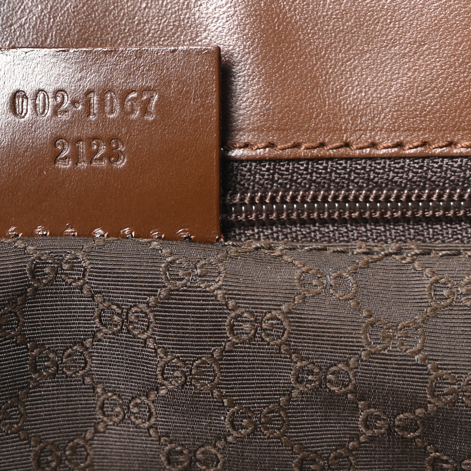 Gucci Canvas Web Small Jackie O Hobo Brown 7 of 10