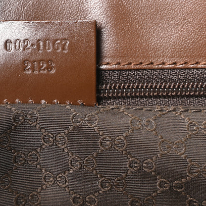 Gucci Canvas Web Small Jackie O Hobo Brown 7 of 10