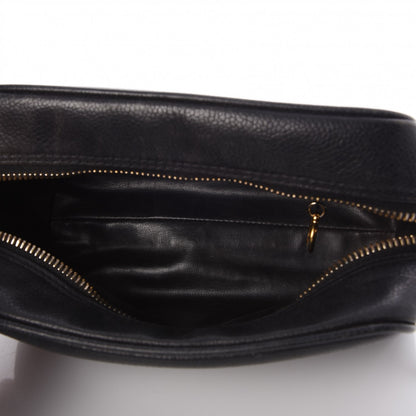 Chanel Caviar Timeless CC Cosmetic Pouch Bag Black 5 of 8