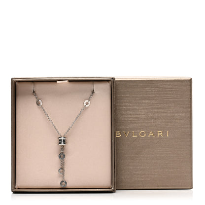 Bulgari 18K White Gold B.Zero1 Drop Necklace 5 of 5