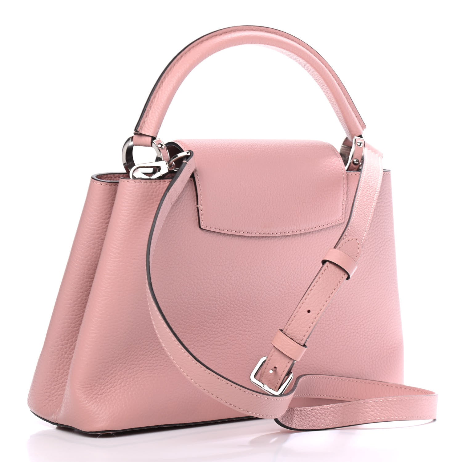 Louis Vuitton Taurillon Capucines PM Magnolia 2 of 4