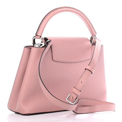 Louis Vuitton Taurillon Capucines PM Magnolia 2 of 4