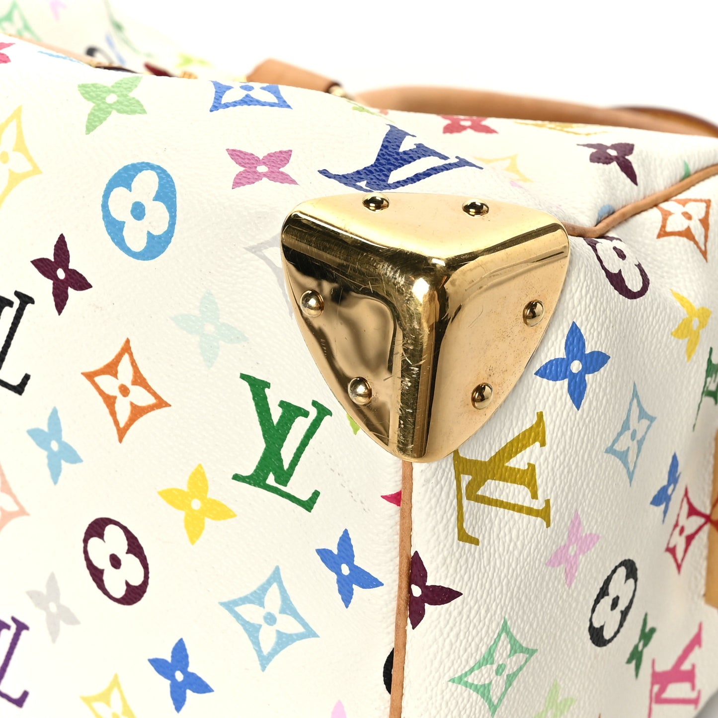 Monogram Multicolor Speedy 30 White