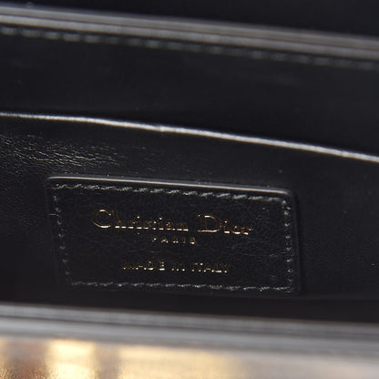 Christian Dior Crackled Lambskin 30 Montaigne Box Bag Black 6 of 9