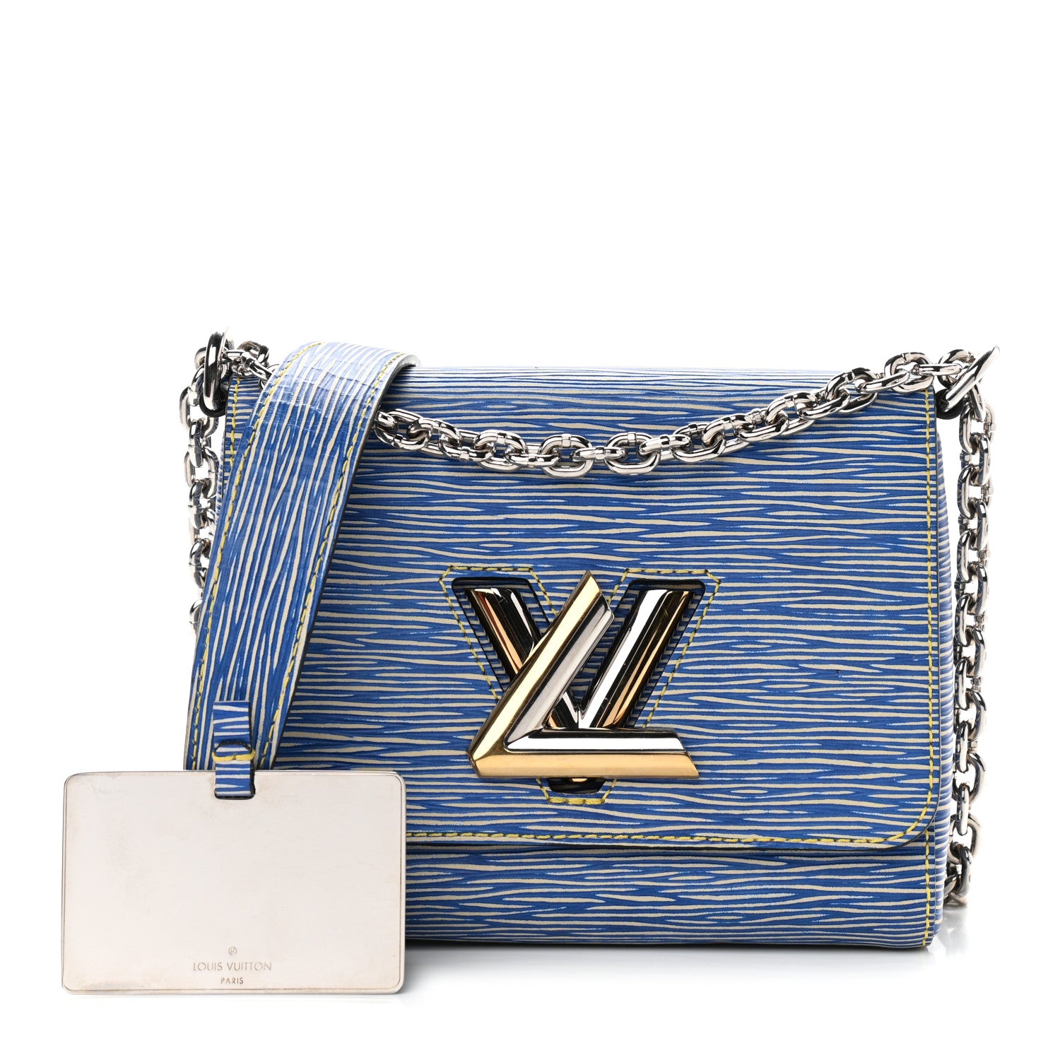 Louis Vuitton Epi Twist Shoulder Bag PM Denim Light 1 of 11