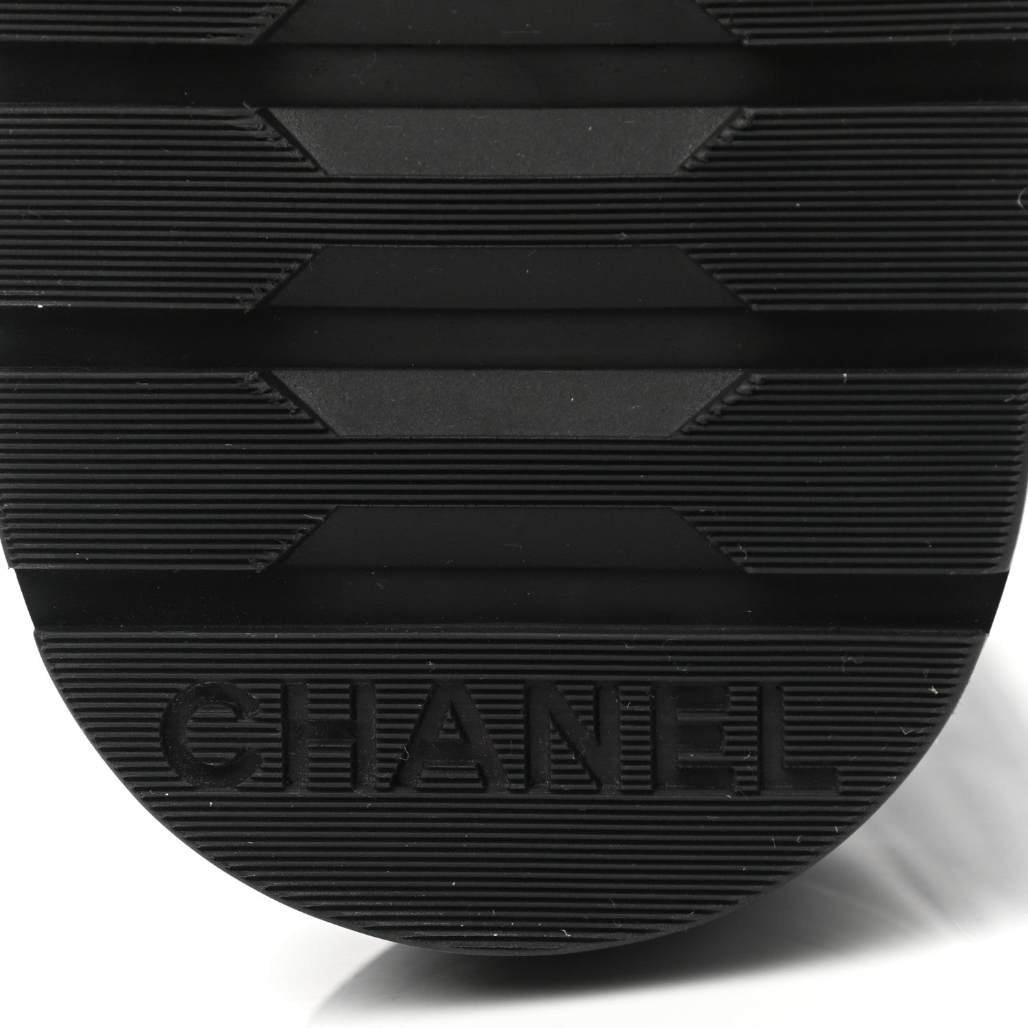 Chanel Shiny Lambskin Quilted Lace Up Combat Boots 38.5 Black 6 of 10