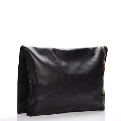 Tom Ford Ramskin Large Alix Padlock Zip Shoulder Bag Black 3 of 7