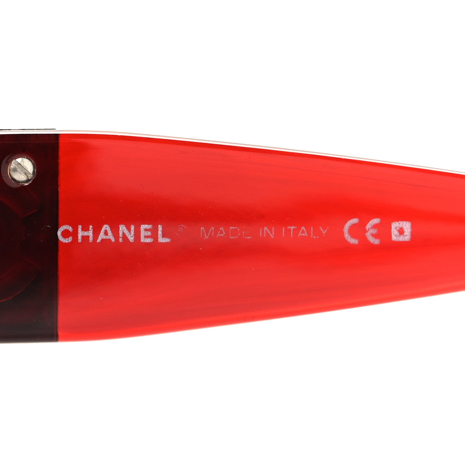 Chanel Crystal CC Sunglasses 4117-B Red 5 of 8