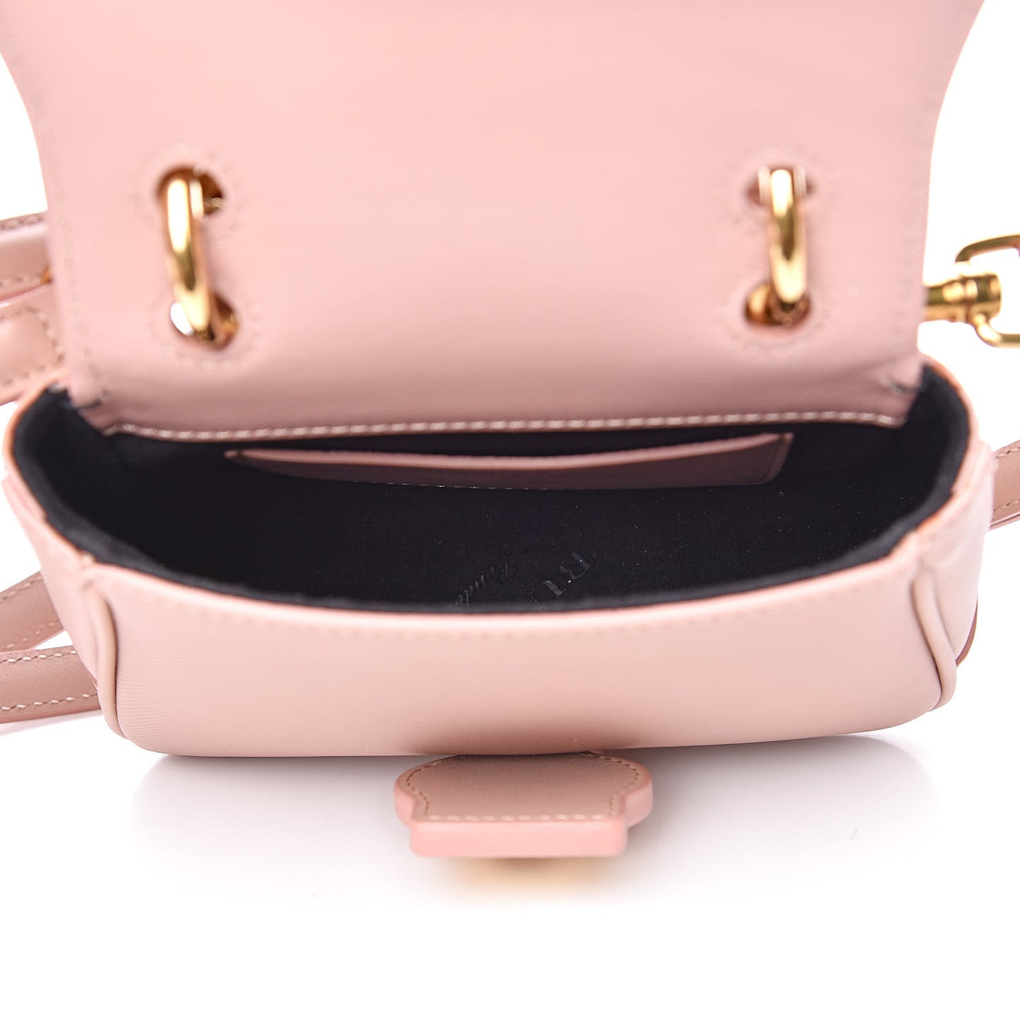 Trench Calfskin Mini DK88 Top Handle Bag Ash Rose