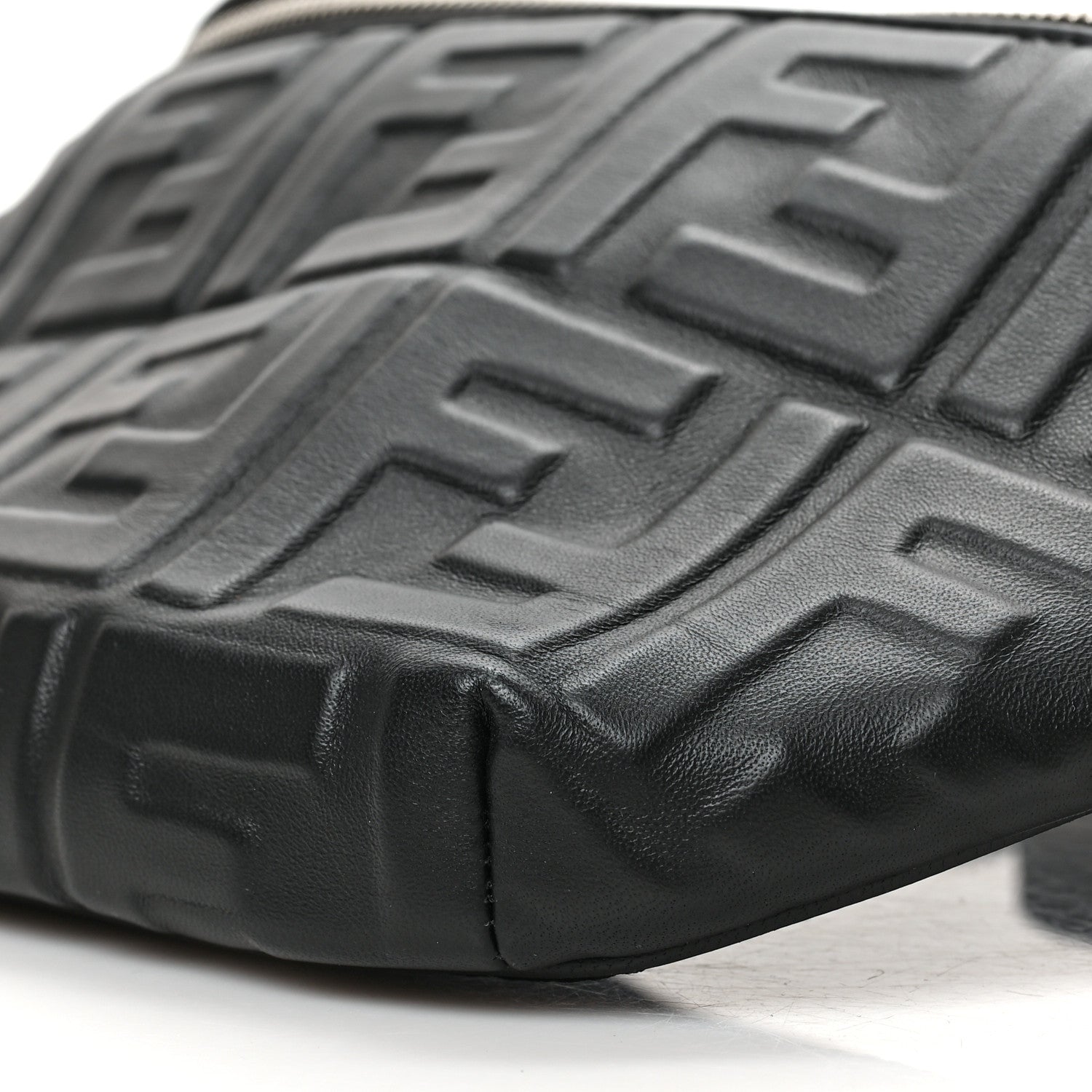 Fendi Nappa FF 1974 Embossed Belt Bag Black 9 of 9