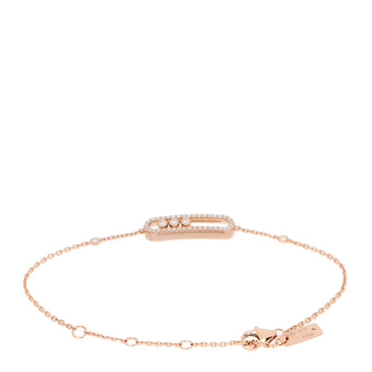 Messika 18K Rose Gold Diamond Pave Baby Move Classic Bracelet 2 of 5