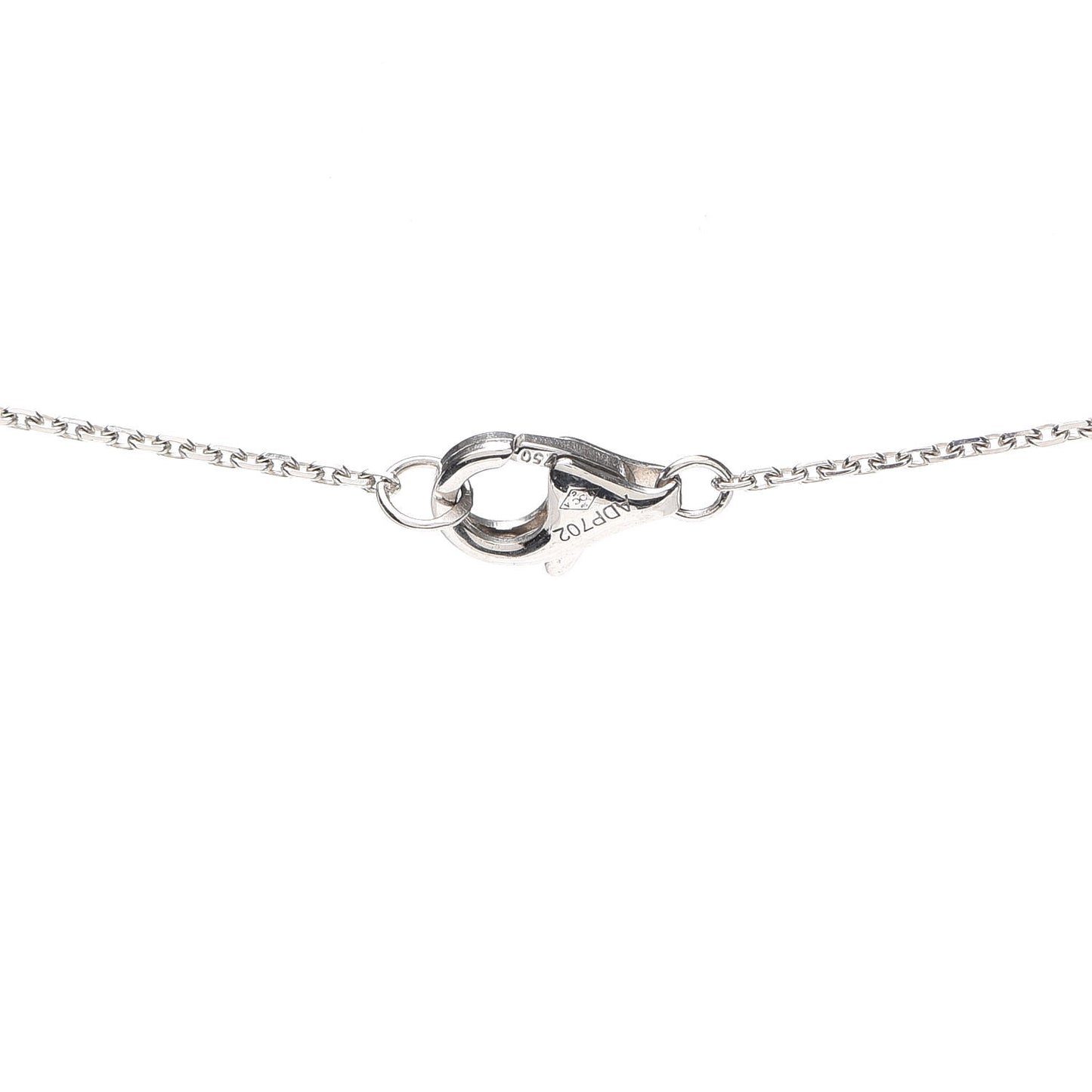 18K White Gold Diamond Caresse D'Orchidees Par Cartier Necklace