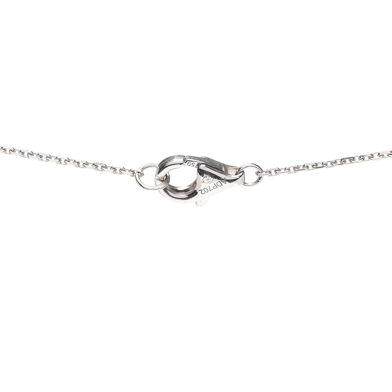 Cartier 18K White Gold Diamond Caresse D'Orchidees Par Cartier Necklace 4 of 7