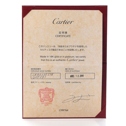 Cartier 18K Yellow Gold LOVE Bracelet 18 6 of 7
