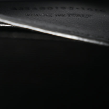 Saint Laurent Metallic Grain De Poudre Textured Mixed Matelasse Triquilt Small Monogram Satchel Piombo 7 of 11
