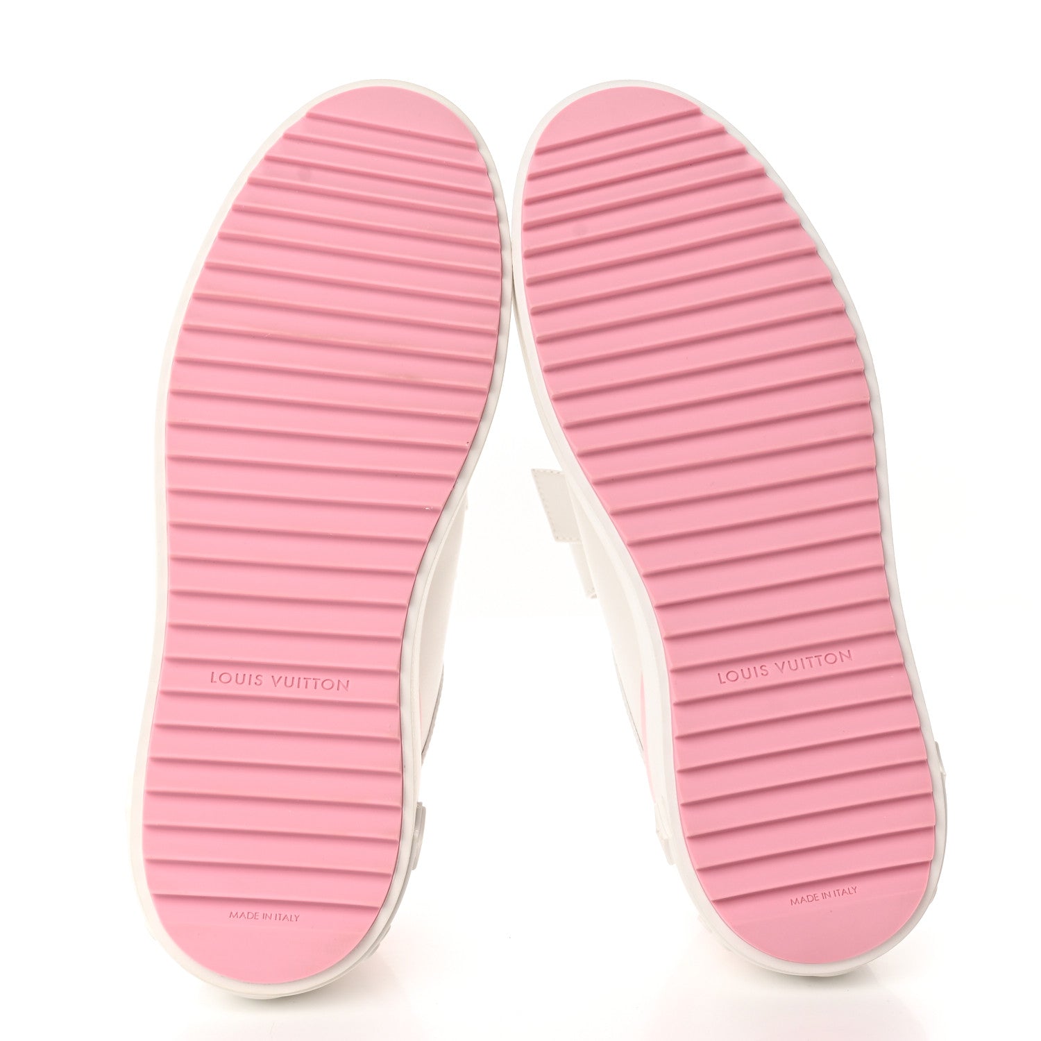 Louis Vuitton Time Out Bow Sneakers 37.5 White Pink 5 of 13