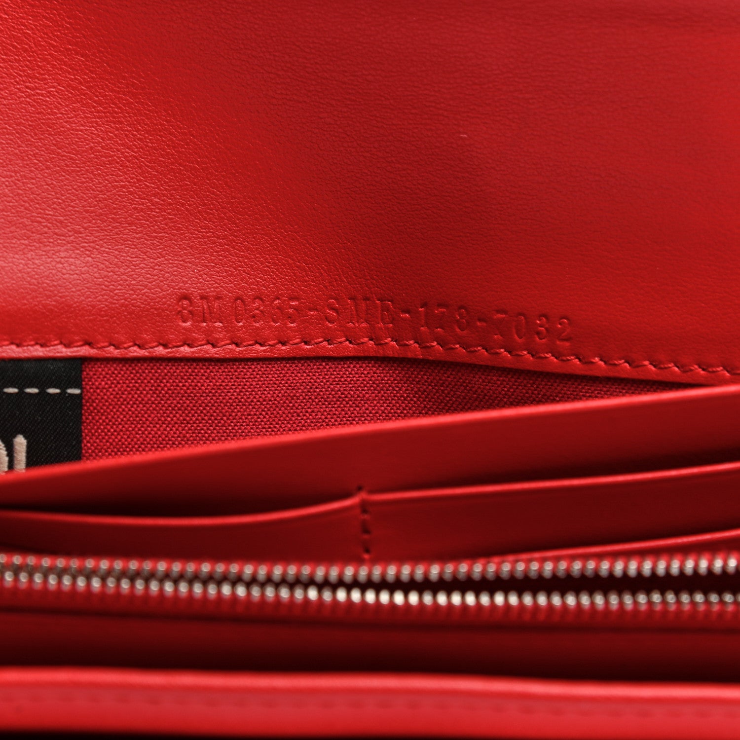Fendi Vitello Liberty Century Lucido By The Way Continental Wallet On Chain Rosso 8 of 10