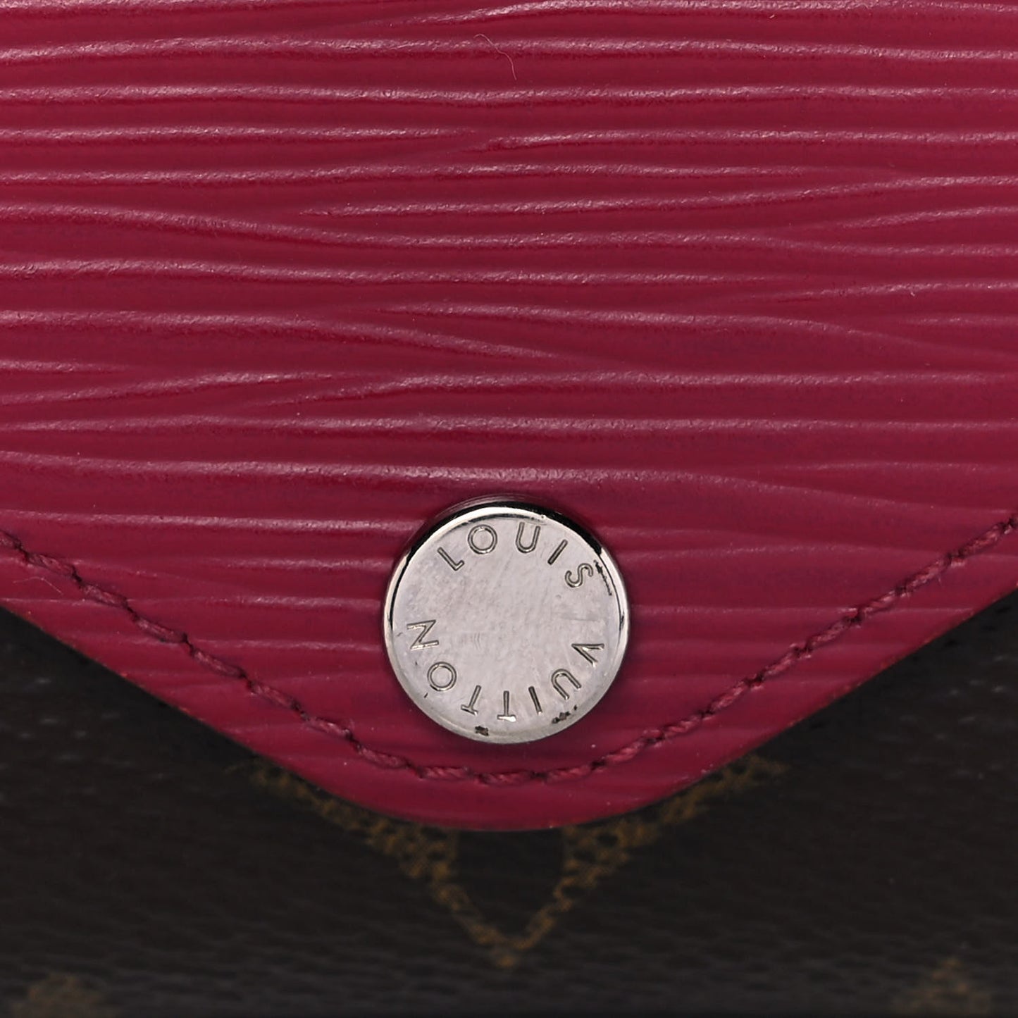 Epi Monogram Marie-Lou Compact Wallet Fuchsia