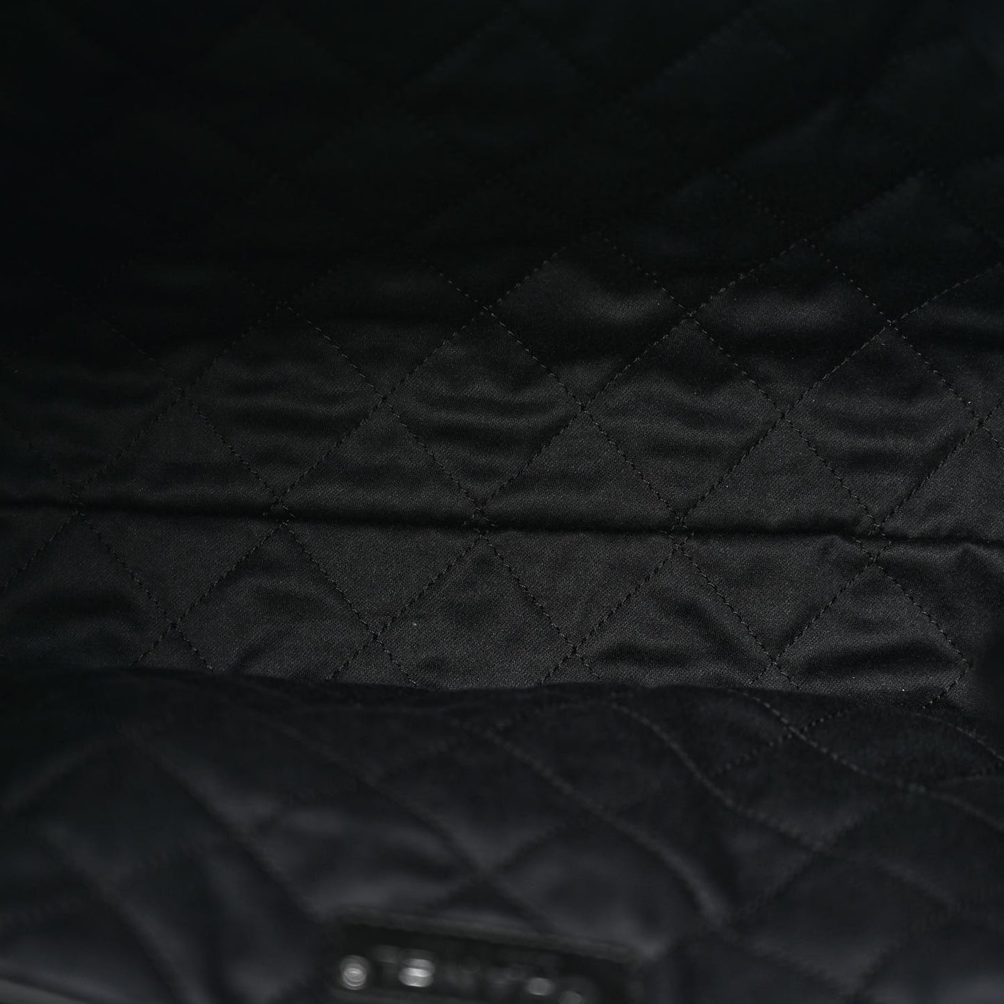 Shiny Calfskin Quilted Small Chanel 22 Black