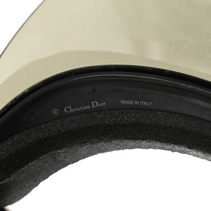 Christian Dior Mirrored DiorClub1 Sun Visor Black 9 of 10