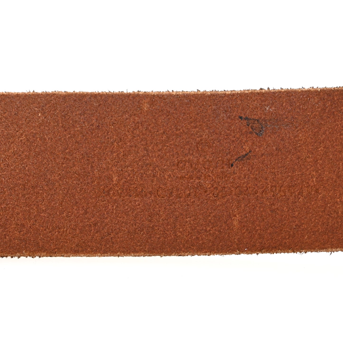 Faded Calfskin Double G 40mm Belt 85 34 Cuir