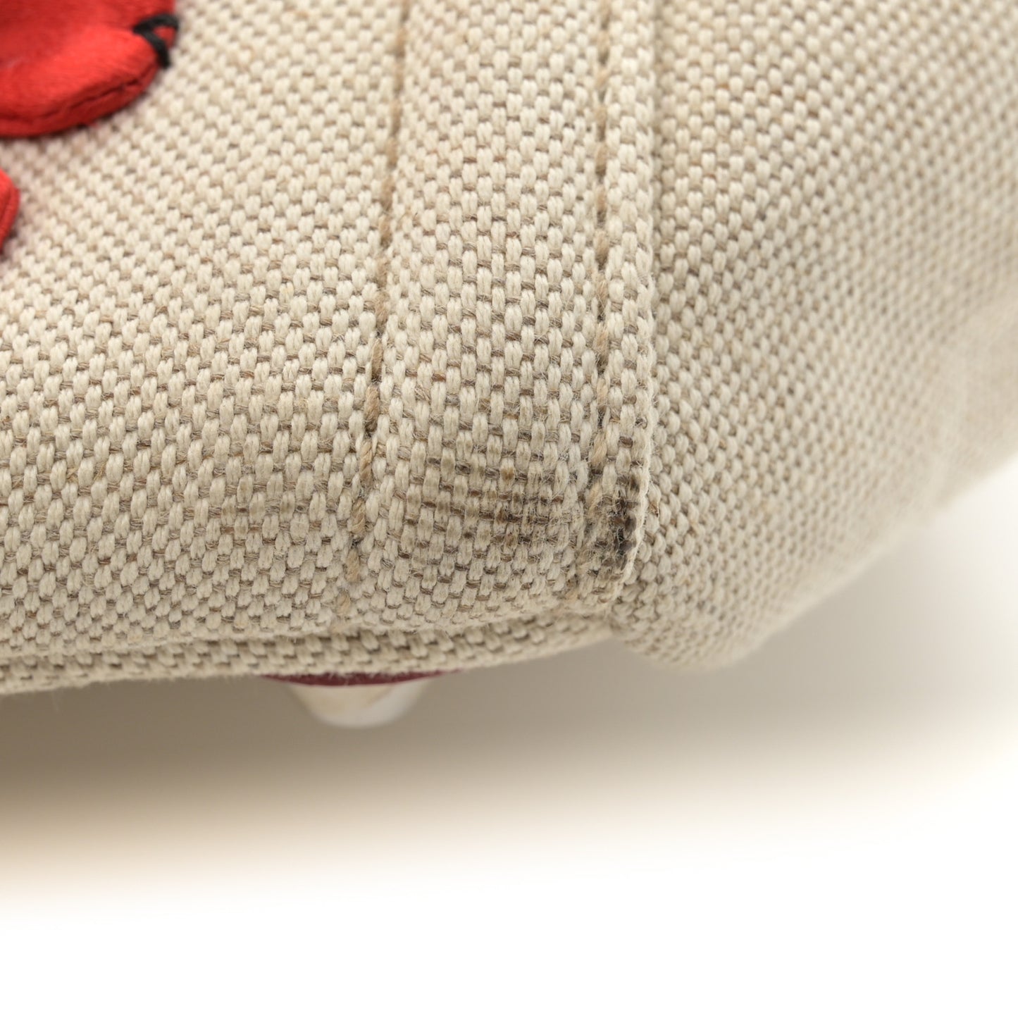 Mistolino Canapa Large Tote Naturale Rosso