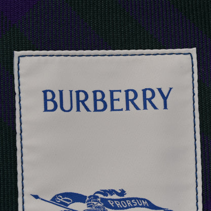 Burberry PVC Stitched EKD Label Shopping Bag White Blue 6 of 10