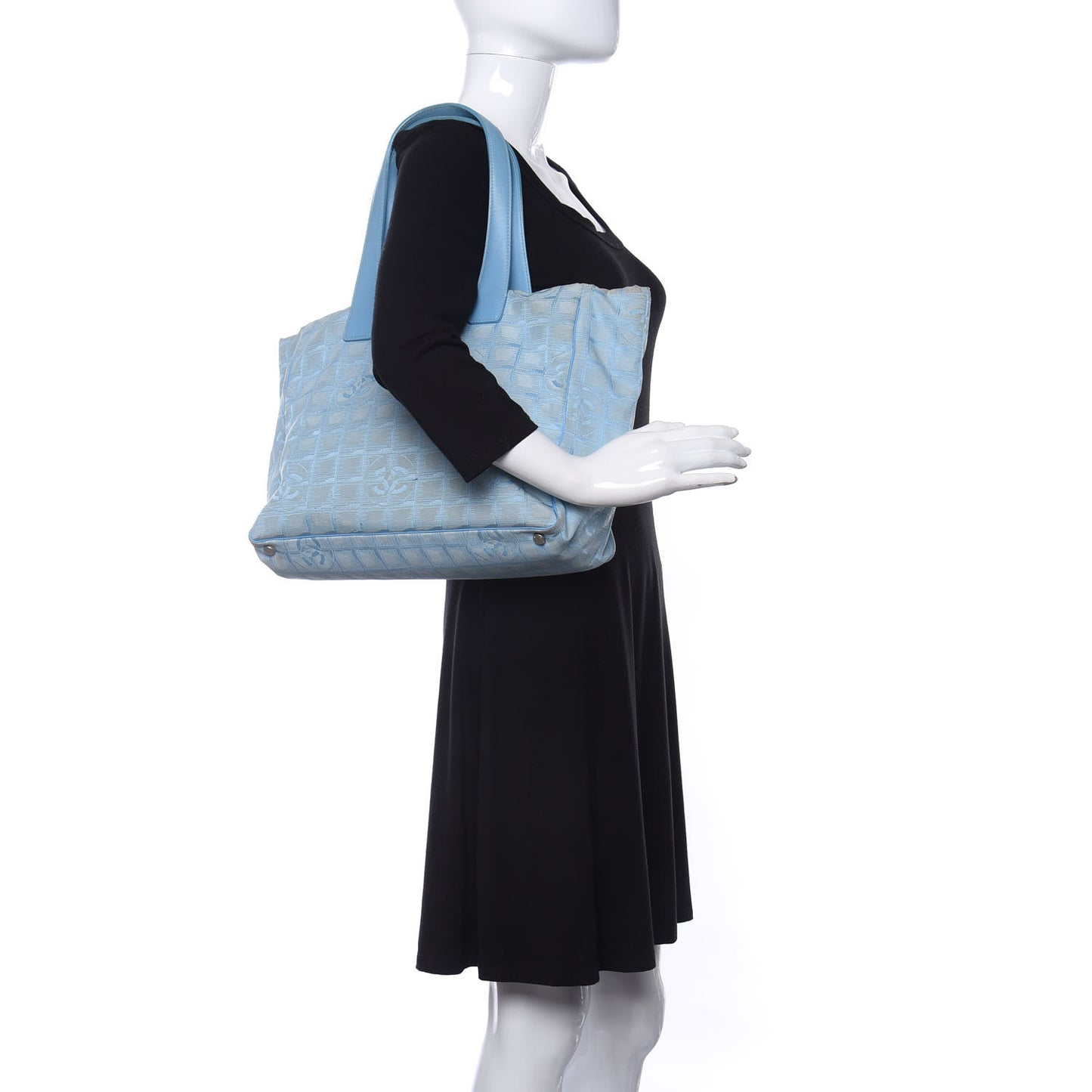 Nylon Travel Tote Blue