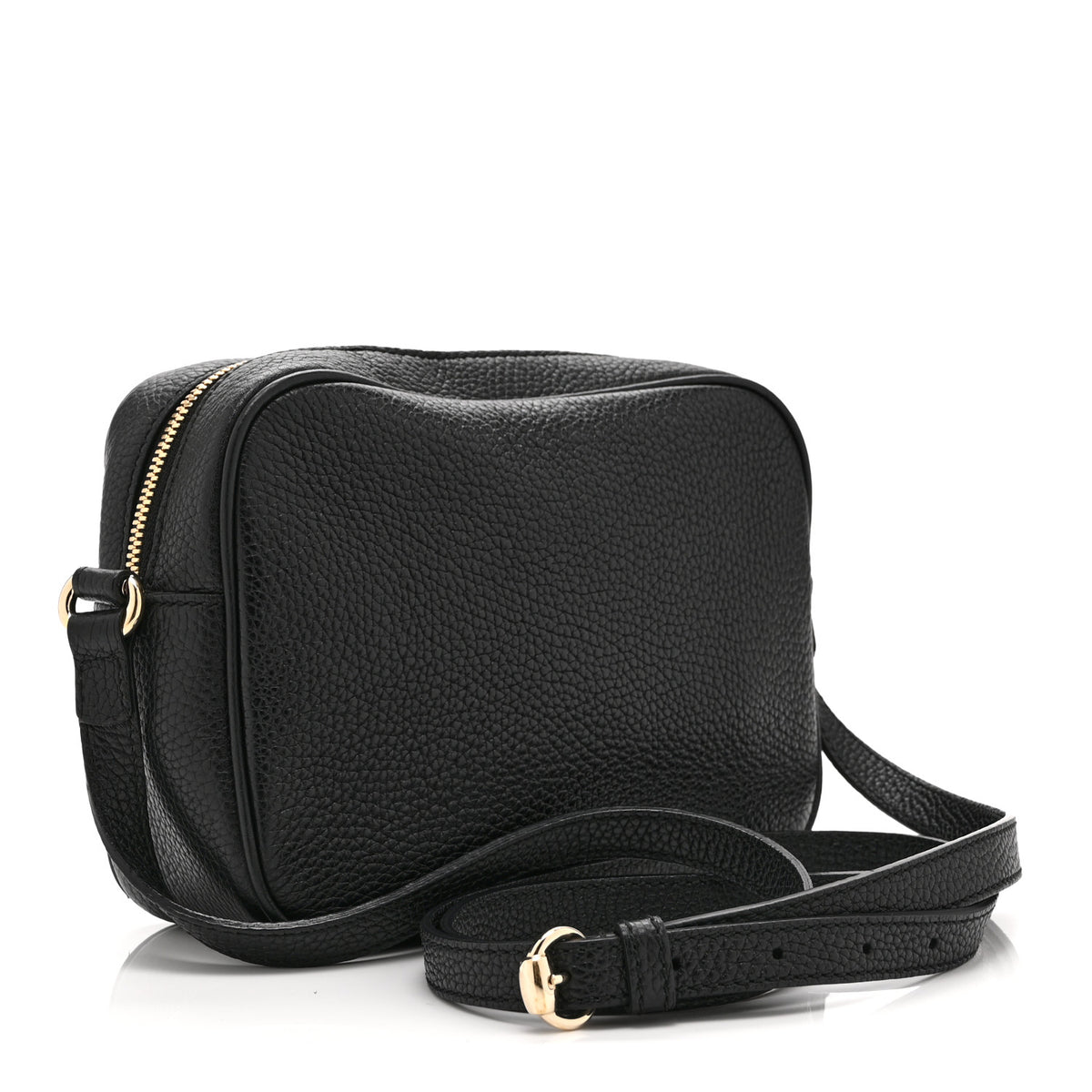 Gucci Pebbled Calfskin Small Soho Disco Bag Black 3 of 11