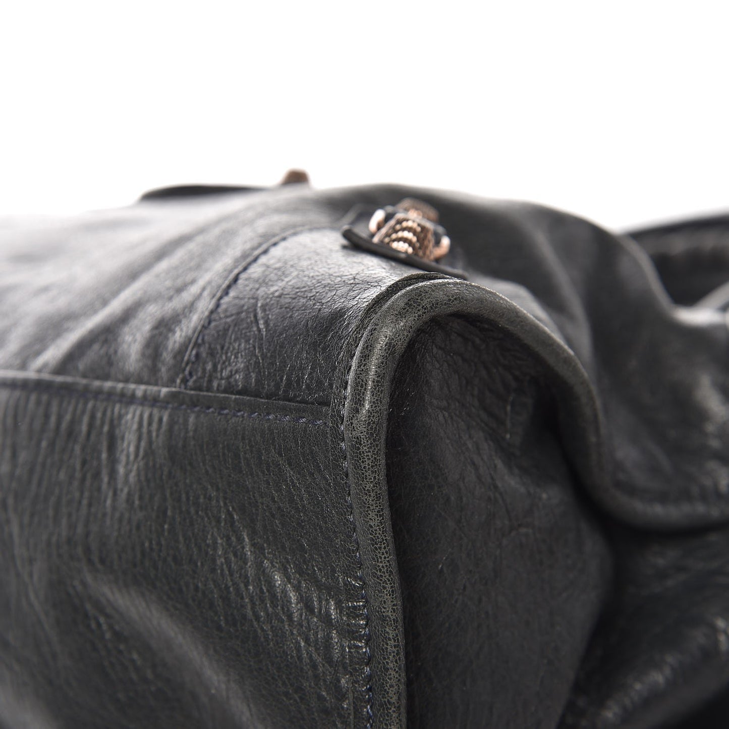Agneau Giant 12 Rose Gold Hardware Part Time Anthracite