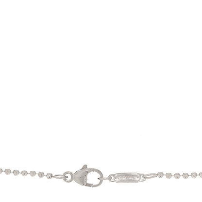Tiffany Sterling Silver Graduated Ball Drop Necklace 4 of 4