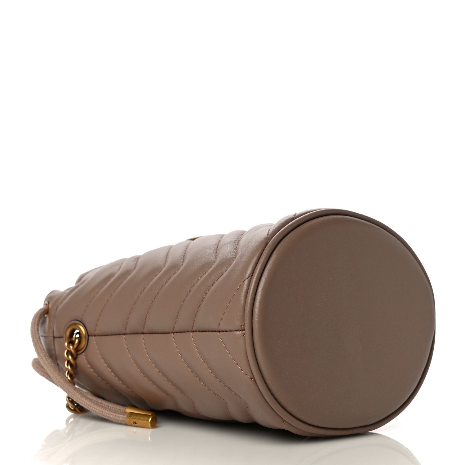 Gucci Calfskin Matelasse Mini GG Marmont 2.0 Bucket Bag Porcelain Rose 4 of 9