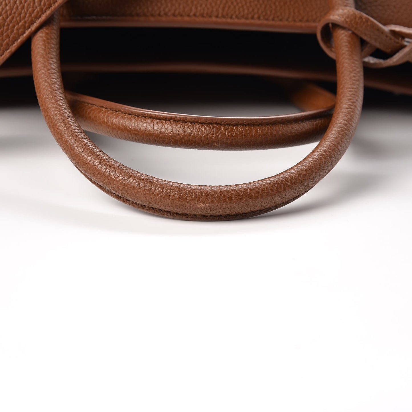 Grained Calfskin Medium Souple Sac De Jour Camel Brilliant
