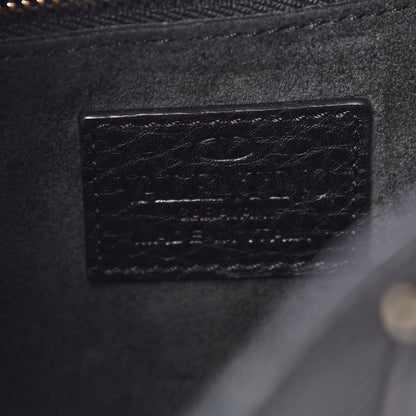Valentino Garavani Grained Calfskin Rockstud Bucket Bag Black 6 of 7