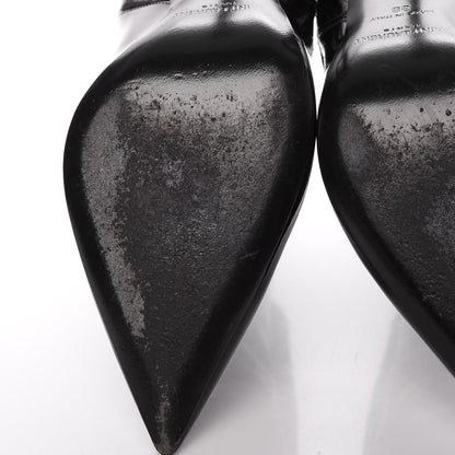 Saint Laurent Patent Opyum Booties 38 Black 8 of 12
